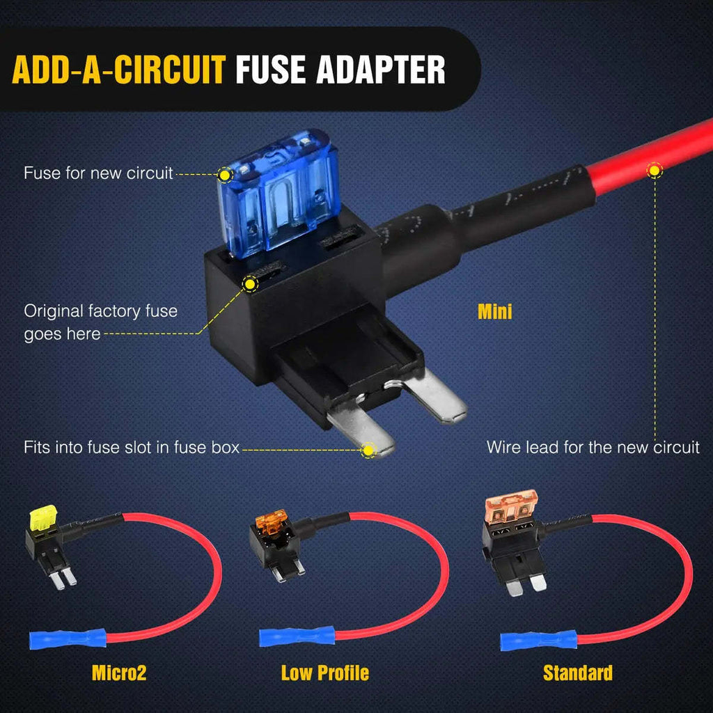 Coocoe Automotive Fuse Tap Adapter Kit